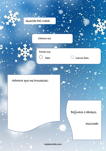 Carta ao Pai Natal (menina) (pdf 09) Carta ao Pai Natal (menina)