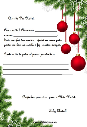 Carta ao Pai Natal (menino) (pdf 03) Carta ao Pai Natal (menino)