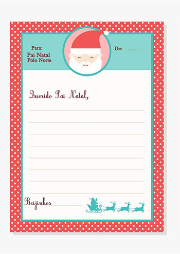 Carta ao Pai Natal (menina) (pdf 10) Carta ao Pai Natal (menina)
