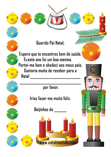 Carta ao Pai Natal (menina) (pdf 01) Carta ao Pai Natal (menina)