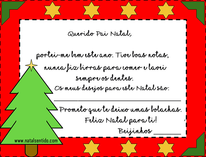Carta ao Pai Natal (menina) (pdf 04) Carta ao Pai Natal (menina)
