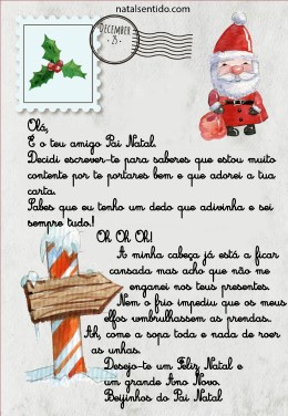 Carta do Pai Natal (pdf 01) Carta do Pai Natal