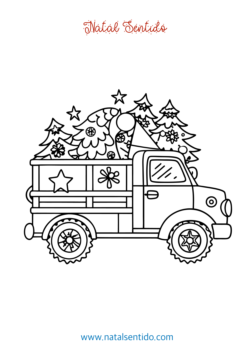 Camioneta com pinheiros de Natal (pdf 10) Camioneta com pinheiros de Natal