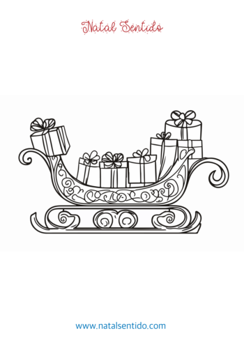 Trenó do Pai Natal. (pdf 04) Trenó do Pai Natal.