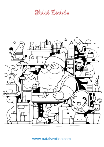 Pai Natal na Fábrica de brinquedos (pdf 04) Pai Natal na Fábrica de brinquedos