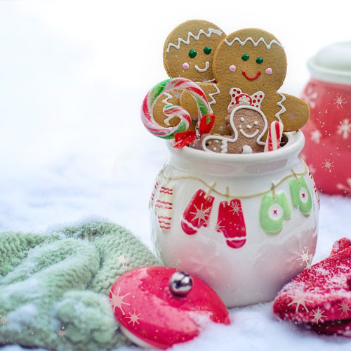 A lata dos biscoitos de Natal