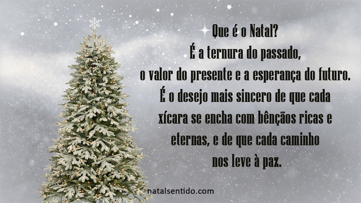 Que é o Natal? Mensagem de Agnes M. Pharo Que é o Natal? Mensagem de Agnes M. Pharo
