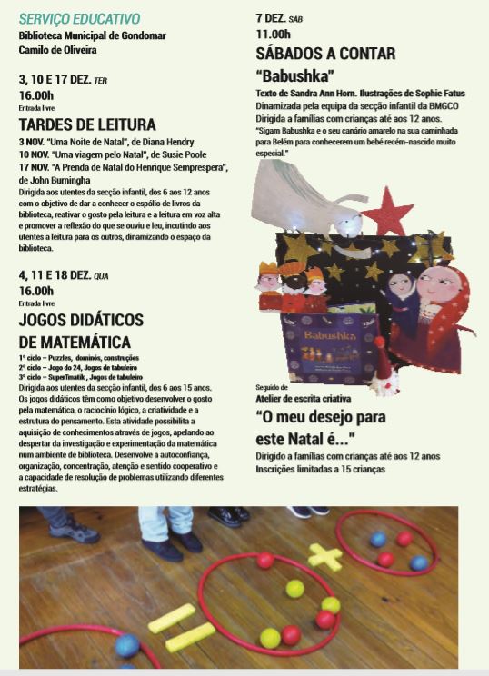 Programa serviço educativo