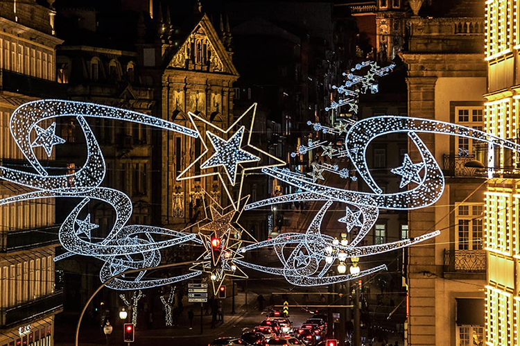 Iluminação de Natal na Cidade do Porto