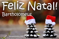 Postal de Feliz Natal para Bartholomeus 🎄 (cinco postais com nome)