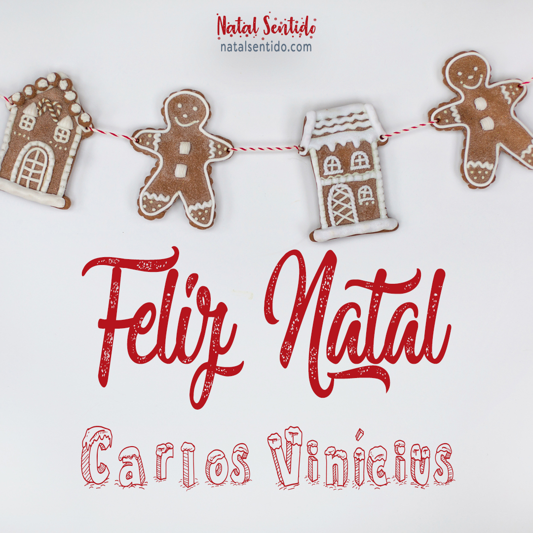 Postal de Feliz Natal com nome Carlos Vinícius (imagem 04) Postal de Feliz Natal com nome Carlos Vinícius (imagem 04)