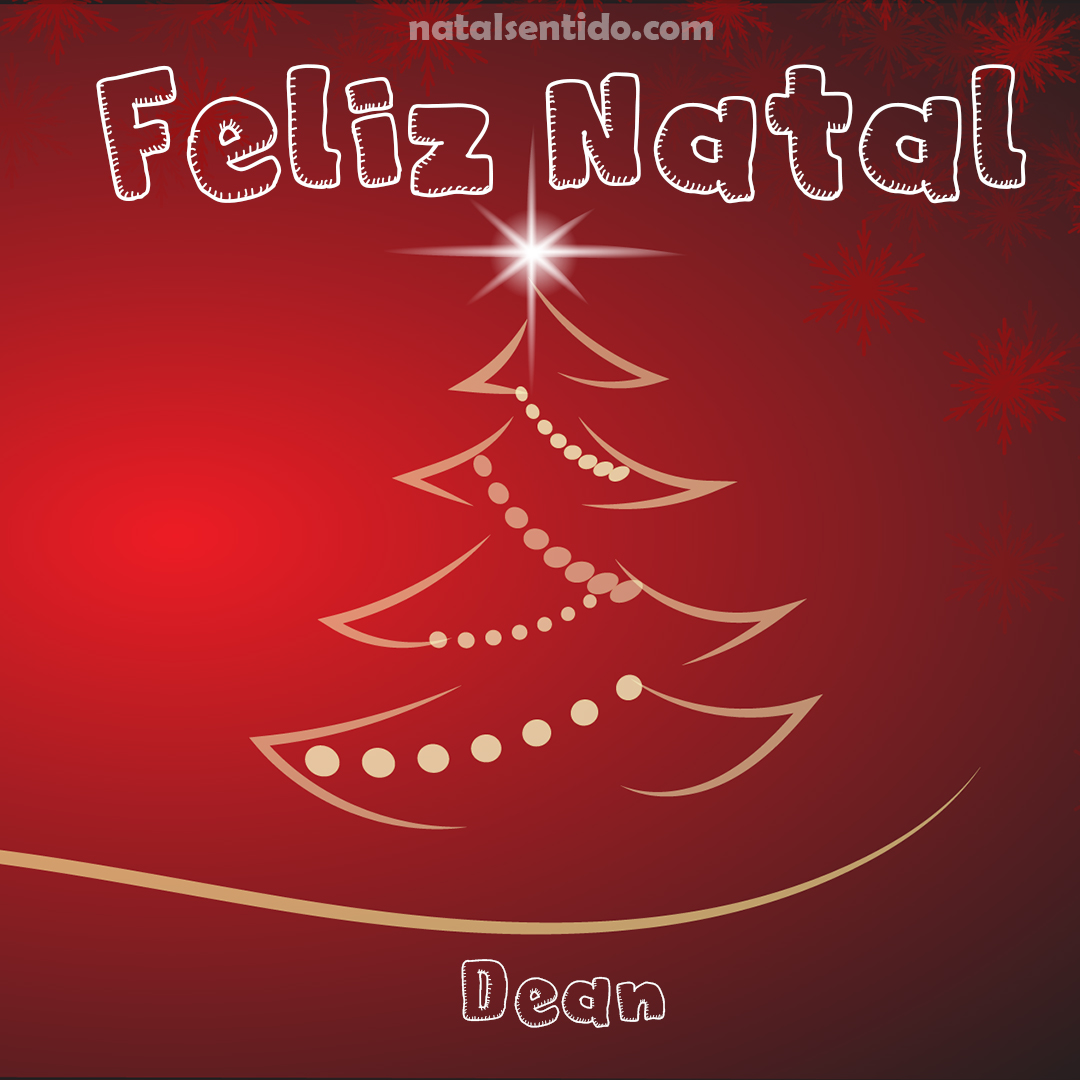 Postal de Feliz Natal com nome Dean (imagem 05) Postal de Feliz Natal com nome Dean (imagem 05)