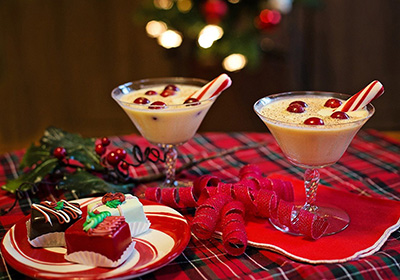 Eggnog uma bebida típica da época do Natal Eggnog uma bebida típica da época do Natal